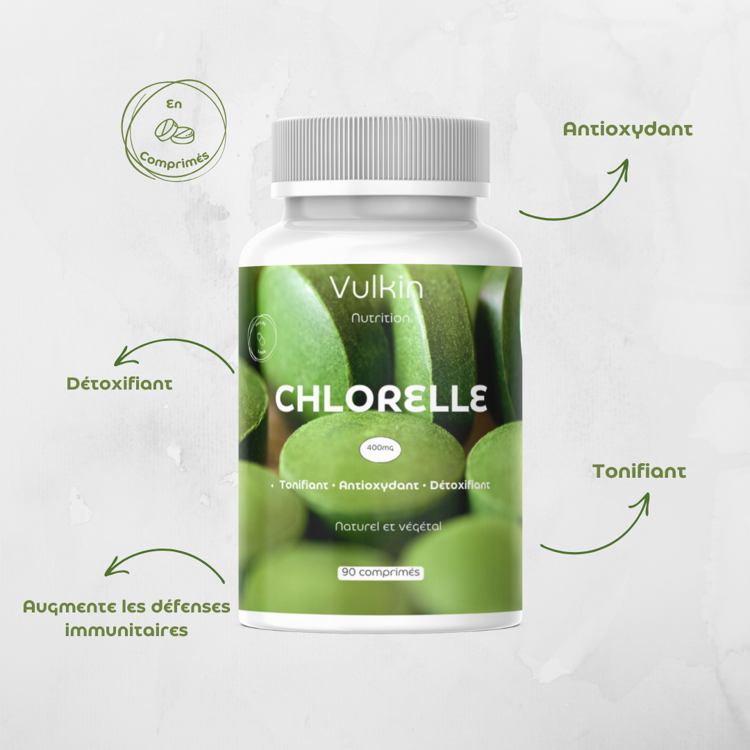 CHLORELLE BIO 400mg - 90 comprimés